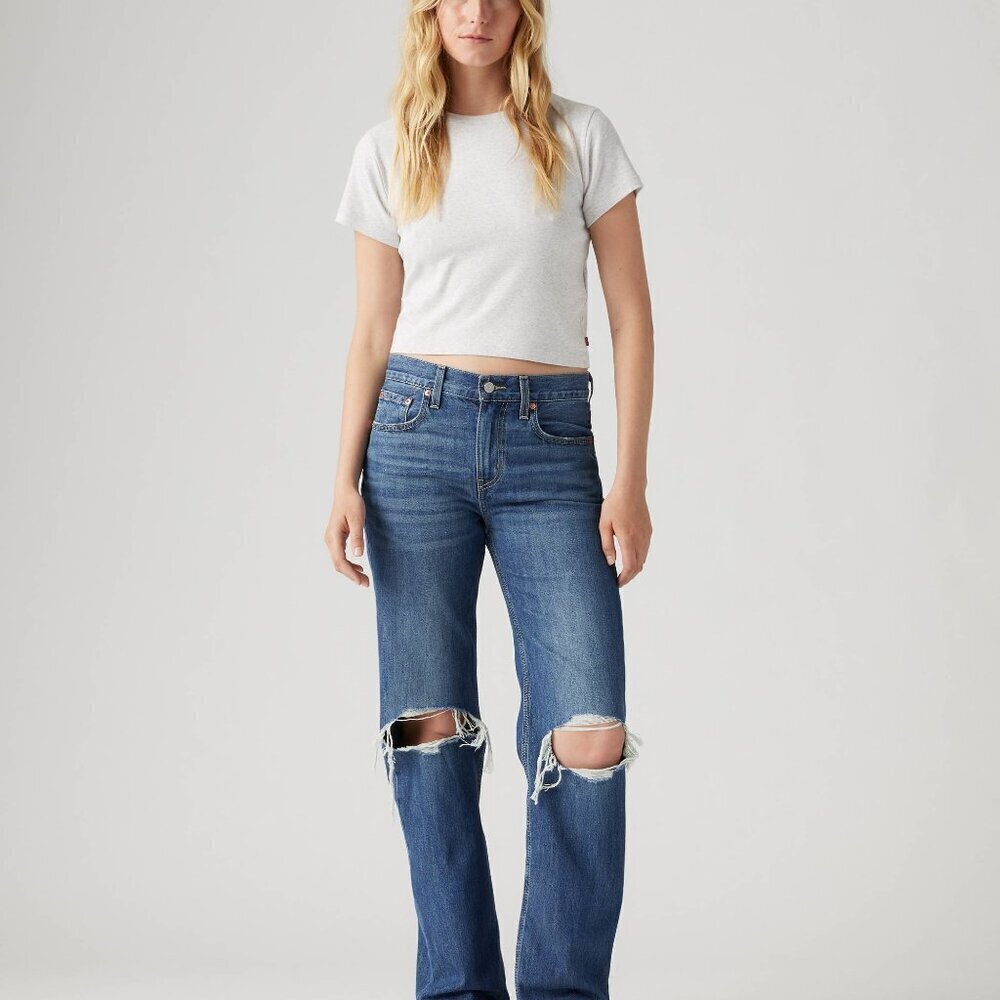 Levi Low Pro Straight Leg Jeans
